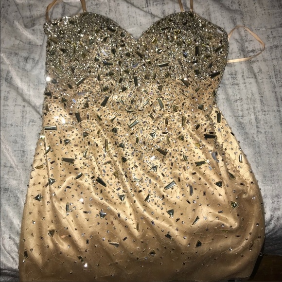Gold Formal Dress - Picture 2 of 3